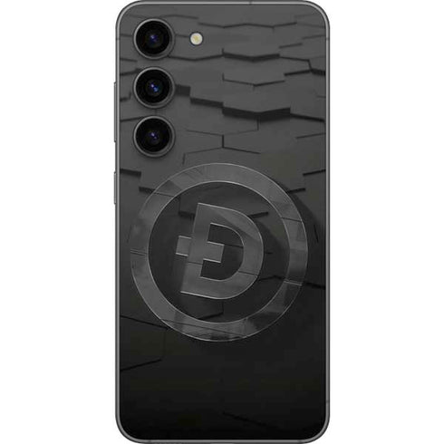 Doge Coin Textured Logo Galaxy S23 Skin