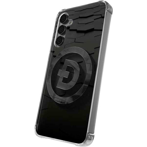 Doge Coin Textured Logo Galaxy S24 Plus Clear Case