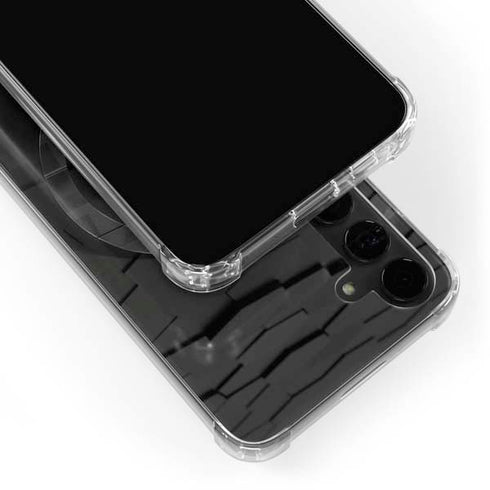 Doge Coin Textured Logo Galaxy S24 Plus Clear Case