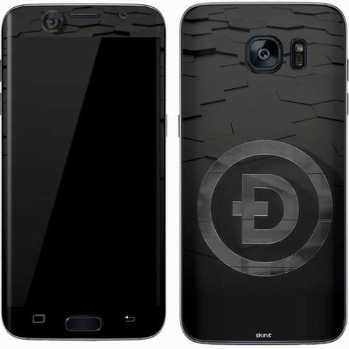 Doge Coin Textured Logo Galaxy S7 Skin