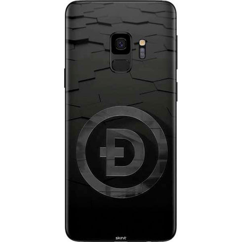 Doge Coin Textured Logo Galaxy S9 Skin
