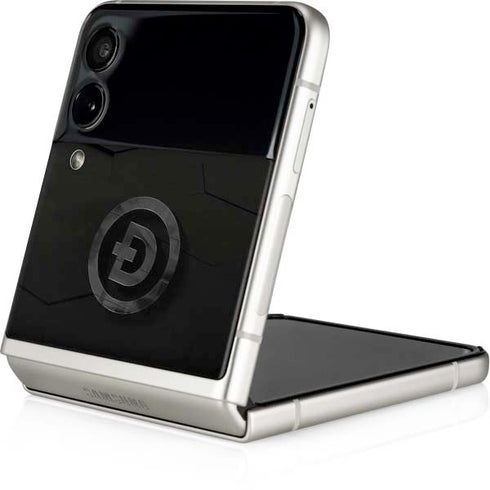 Doge Coin Textured Logo Galaxy Z Flip3 5G Skin