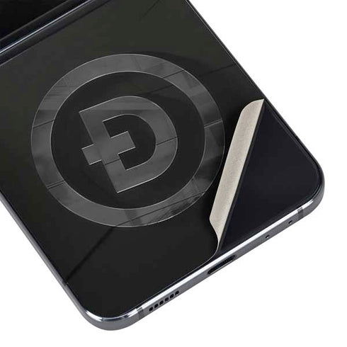 Doge Coin Textured Logo Galaxy Z Flip5 5G Skin