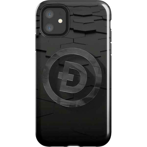 Doge Coin Textured Logo iPhone 11 Impact Case