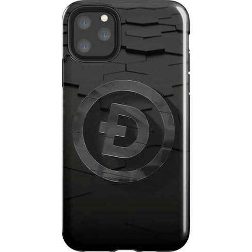 Doge Coin Textured Logo iPhone 11 Pro Max Impact Case