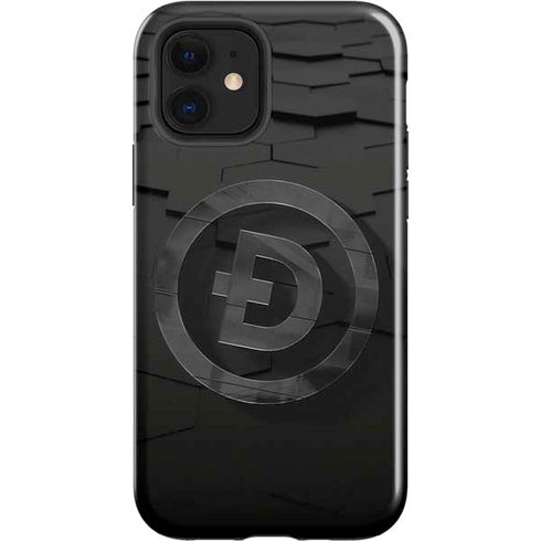 Doge Coin Textured Logo iPhone 12 Impact Case