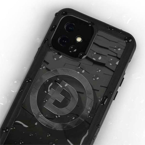 Doge Coin Textured Logo iPhone 12 Mini Waterproof Case