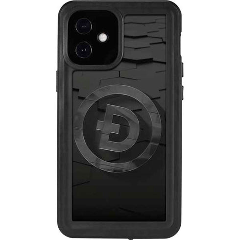 Doge Coin Textured Logo iPhone 12 Mini Waterproof Case