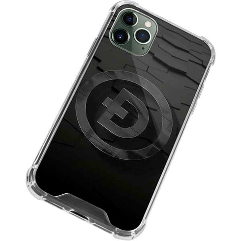 Doge Coin Textured Logo iPhone 12 Pro Clear Case