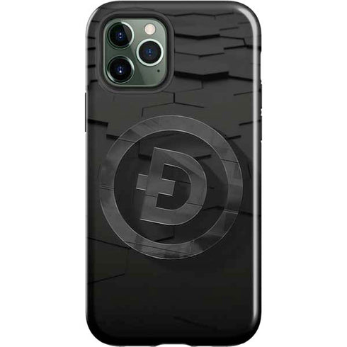 Doge Coin Textured Logo iPhone 12 Pro Impact Case