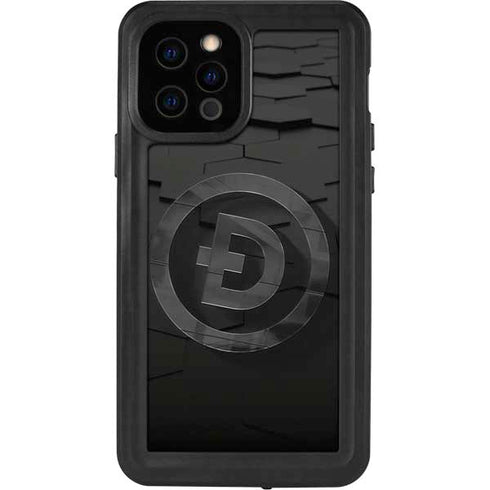 Doge Coin Textured Logo iPhone 12 Pro Waterproof Case
