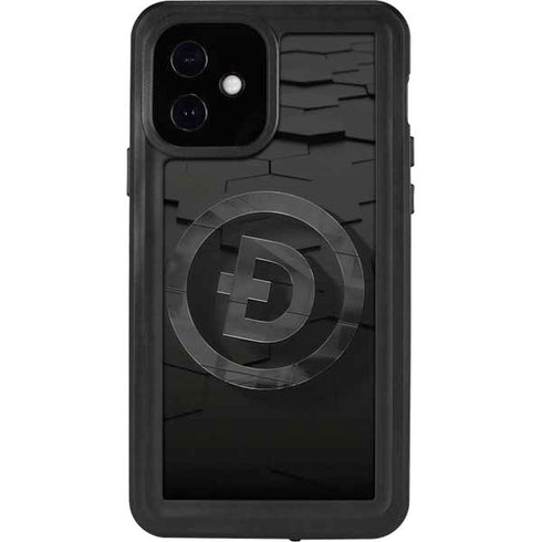Doge Coin Textured Logo iPhone 12 Waterproof Case