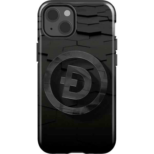 Doge Coin Textured Logo iPhone 13 Impact Case