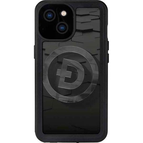 Doge Coin Textured Logo iPhone 13 Mini Waterproof Case