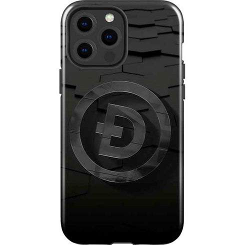 Doge Coin Textured Logo iPhone 13 Pro Max Impact Case