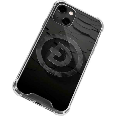 Doge Coin Textured Logo iPhone 14 Clear Case
