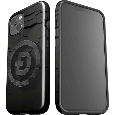Doge Coin Textured Logo iPhone 14 Plus Impact Case