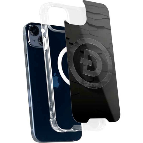Doge Coin Textured Logo iPhone 14 Plus MagSafe Case