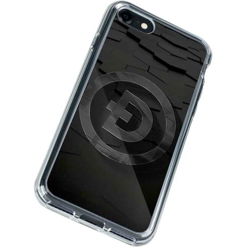 Doge Coin Textured Logo iPhone SE (2nd & 3rd Gen) Clear Case