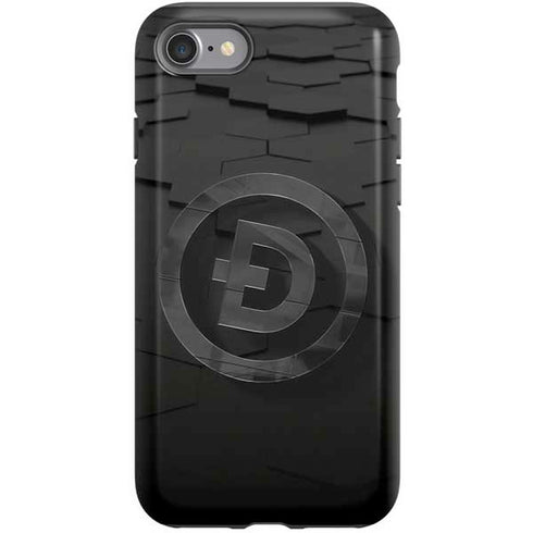 Doge Coin Textured Logo iPhone SE (2nd & 3rd Gen) Pro Case