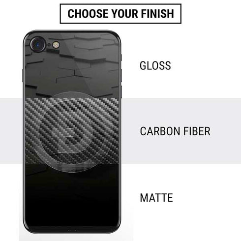 Doge Coin Textured Logo iPhone SE (2nd & 3rd Gen) Skin