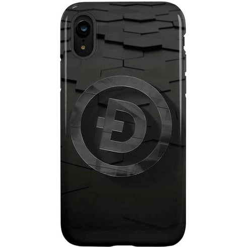 Doge Coin Textured Logo iPhone XR Pro Case