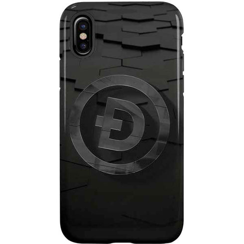 Doge Coin Textured Logo iPhone XS Pro Case