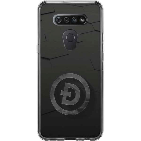 Doge Coin Textured Logo LG K51/Q51 Clear Case