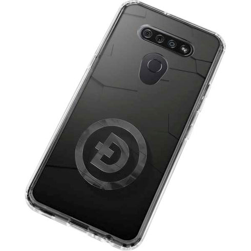 Doge Coin Textured Logo LG K51/Q51 Clear Case