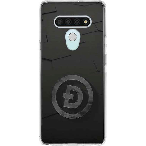 Doge Coin Textured Logo LG Stylo 6 Clear Case