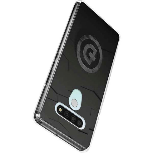 Doge Coin Textured Logo LG Stylo 6 Clear Case