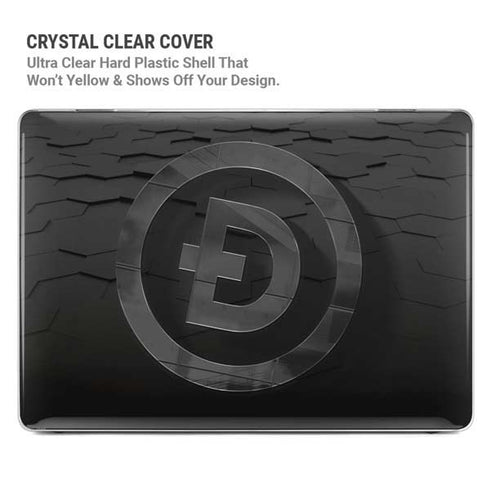Doge Coin Textured Logo MacBook Pro 16in (2021-25) Case plus Skin