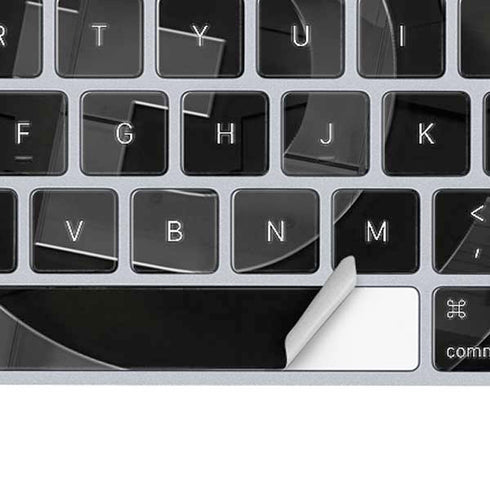 Doge Coin Textured Logo Magic Keyboard Skin