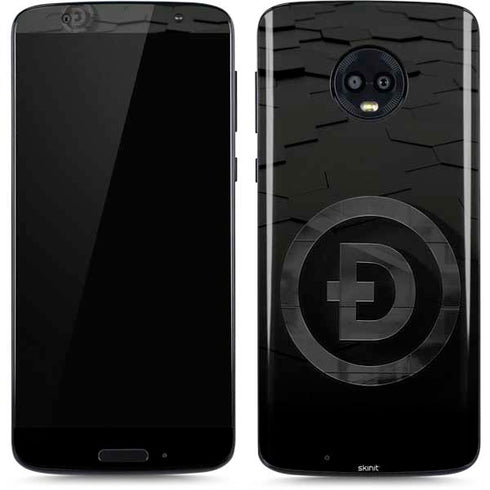 Doge Coin Textured Logo Moto G6 Skin
