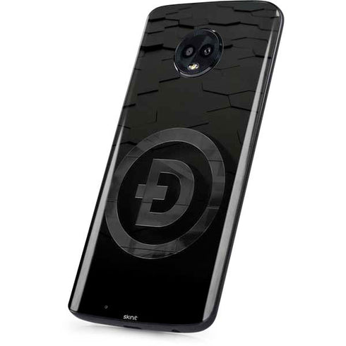Doge Coin Textured Logo Moto G6 Skin