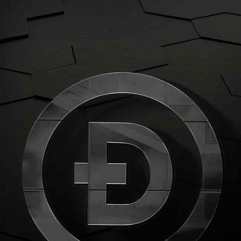 Doge Coin Textured Logo Moto G6 Skin