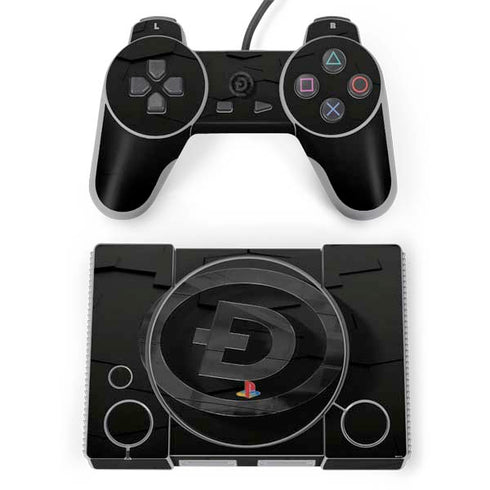 Doge Coin Textured Logo PlayStation Classic Bundle Skin