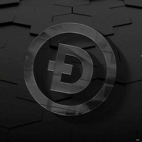 Doge Coin Textured Logo PS4 Slim Skin