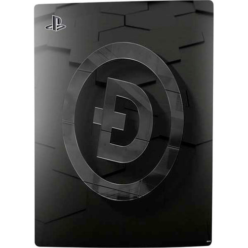 Doge Coin Textured Logo PS5 Console Skin
