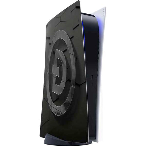 Doge Coin Textured Logo PS5 Digital Edition Console Skin