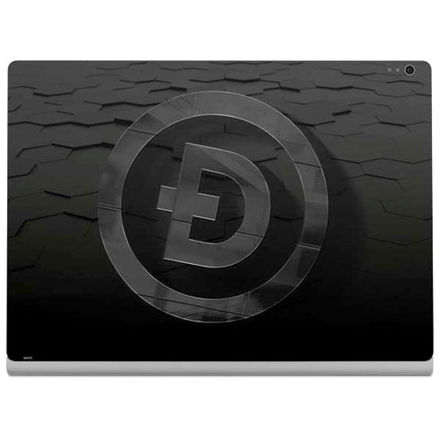 Doge Coin Textured Logo Surface Book 2 13.5in Skin