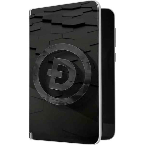 Doge Coin Textured Logo Surface Duo Skin