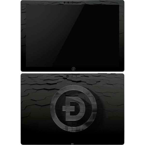 Doge Coin Textured Logo Surface Pro 6 Skin