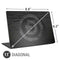 Doge Coin Textured Logo Universal Laptop 11in (8.8 x 6.2in) Skin