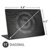 Doge Coin Textured Logo Universal Laptop 11in (8.8 x 6.2in) Skin