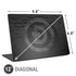 Doge Coin Textured Logo Universal Laptop 12in (9.8 x 6.8in) Skin