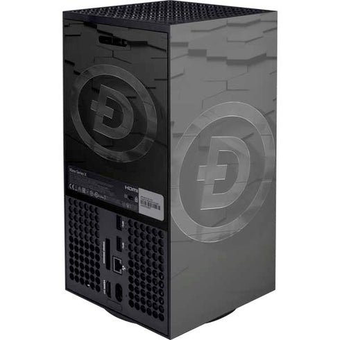 Doge Coin Textured Logo Xbox Series X Console Skin