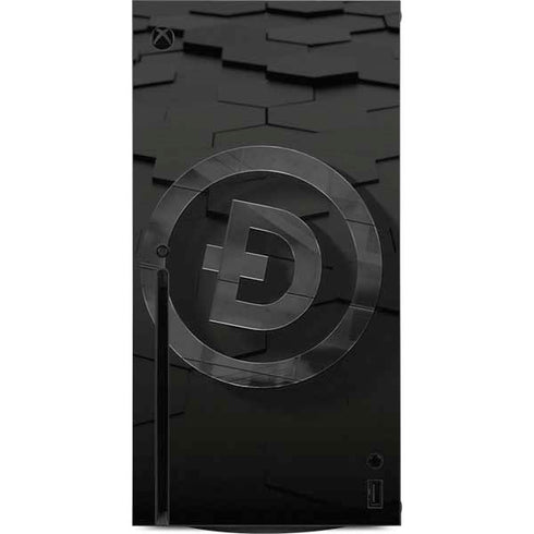 Doge Coin Textured Logo Xbox Series X Console Skin