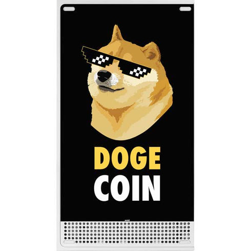 Doge Coin Crypto Xbox Series S Console Skin