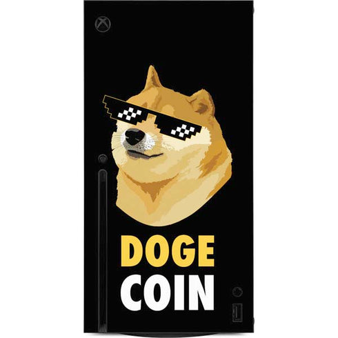 Doge Coin Crypto Xbox Series X Console Skin